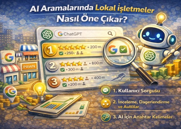 AI aramalarında lokal işletmeler nasıl öne çıkar?
