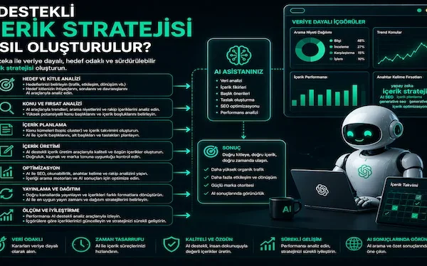 AI destekli içerik stratejisi nasıl oluşturulur?