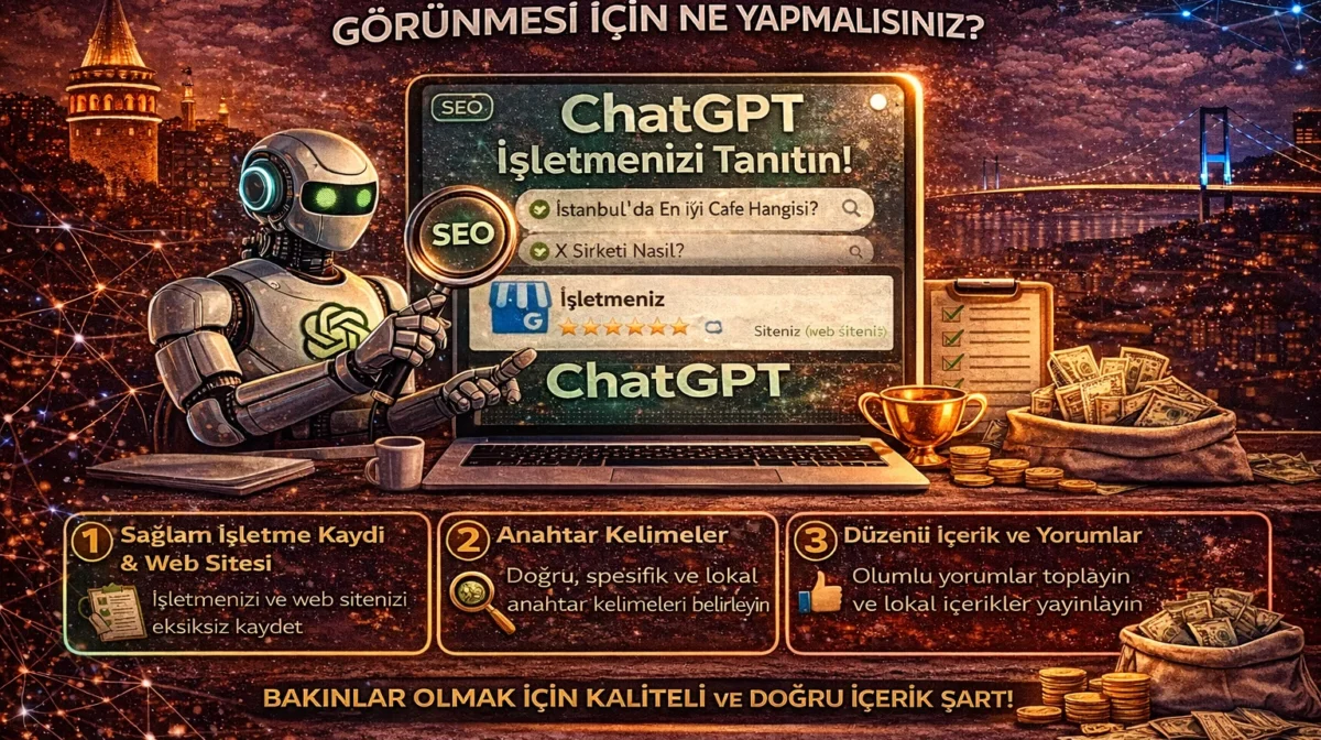 ChatGPT’de işletmenizin görünmesi için ne yapmalısınız?