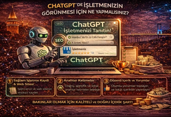 ChatGPT’de işletmenizin görünmesi için ne yapmalısınız? ChatGPT’de işletmenizin görünmesi için ne yapmalısınız?