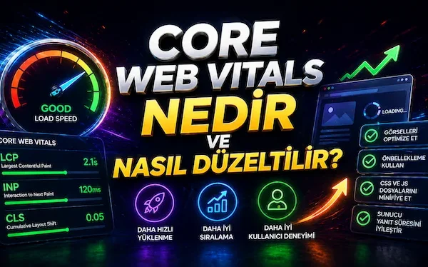 Core Web Vitals nedir ve nasıl düzeltilir?
