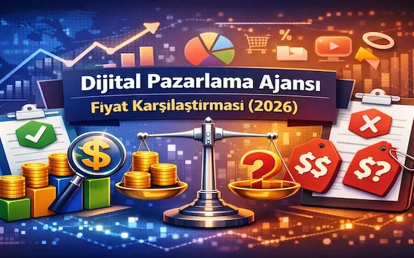 Dijital pazarlama ajansı fiyat karşılaştırması (2026)