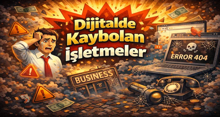 Dijitalde kaybolan işletmeler