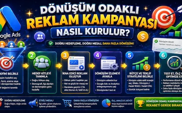 Dönüşüm odaklı reklam kampanyası nasıl kurulur?