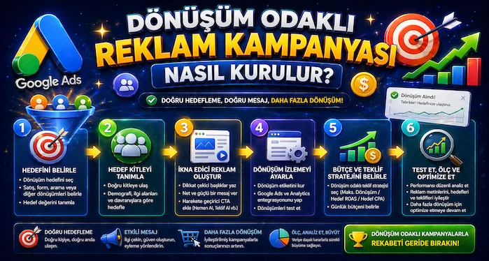 Dönüşüm odaklı reklam kampanyası nasıl kurulur?