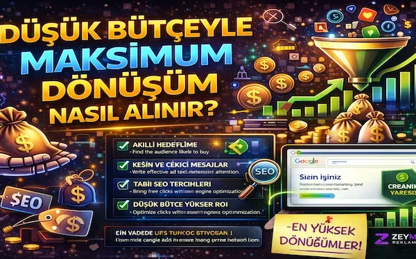 Düşük bütçeyle maksimum dönüşüm nasıl alınır?