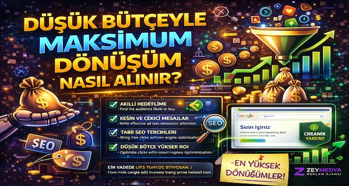 Düşük bütçeyle maksimum dönüşüm nasıl alınır?