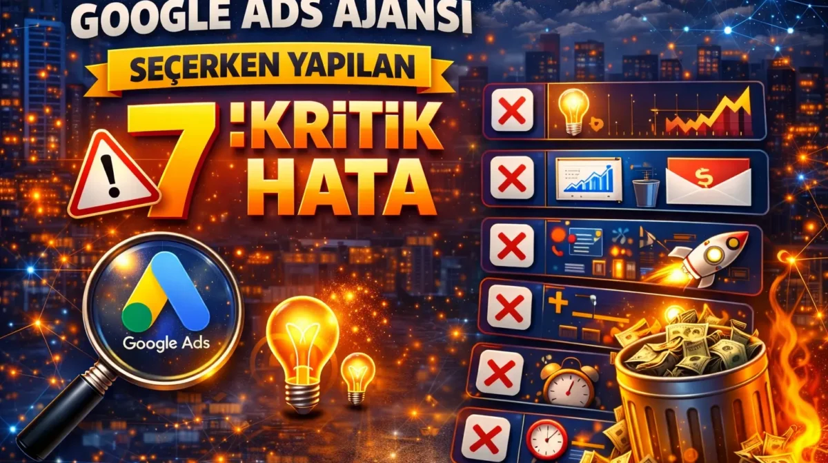 Google Ads ajansı seçerken yapılan 7 kritik hata