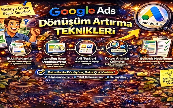 Google Ads dönüşüm artırma teknikleri
