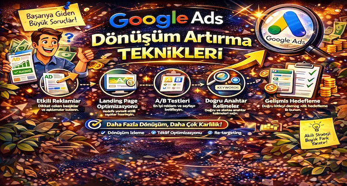 Google Ads dönüşüm artırma teknikleri