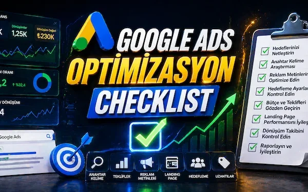 Google Ads optimizasyon checklist
