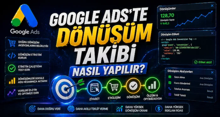 Google Ads’te dönüşüm takibi nasıl yapılır?