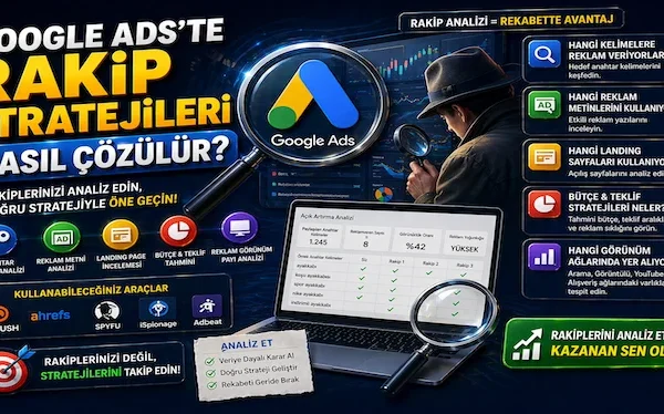 Google Ads’te rakip stratejileri nasıl çözülür?