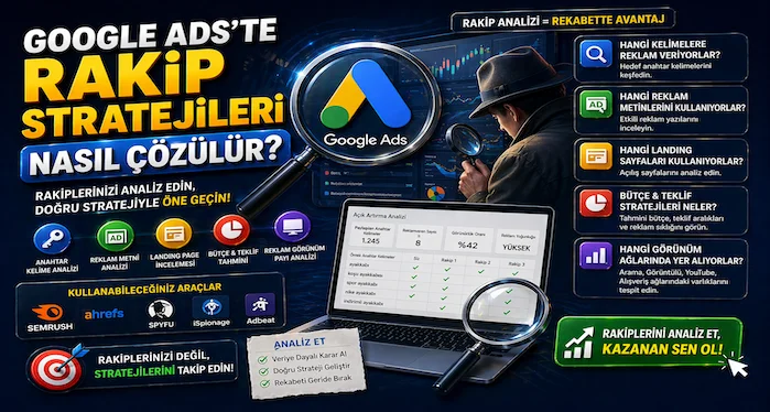 Google Ads’te rakip stratejileri nasıl çözülür?