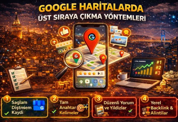 Google Haritalarda üst sıraya çıkma yöntemleri Google Haritalarda üst sıraya çıkma yöntemleri