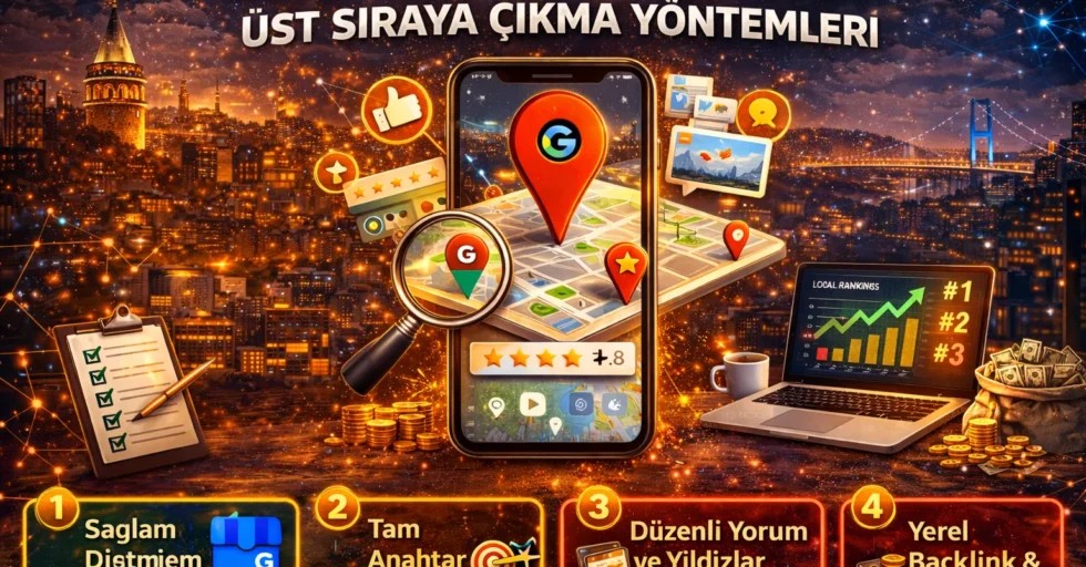 Google Haritalarda üst sıraya çıkma yöntemleri Google Haritalarda üst sıraya çıkma yöntemleri