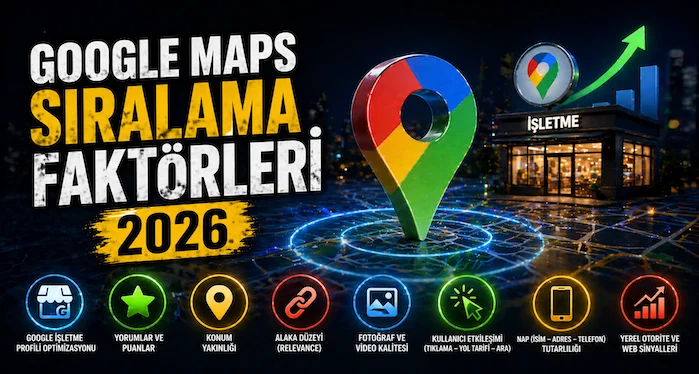 Google Maps sıralama faktörleri nelerdir? (2026)