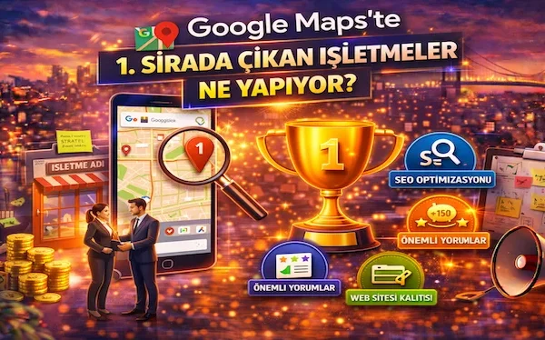 Google Maps’te 1. sırada çıkan işletmeler ne yapıyor?
