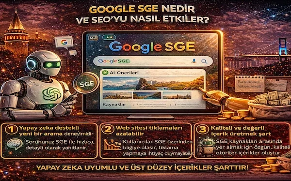 Google SGE nedir ve SEO’yu nasıl etkiler? Google SGE nedir ve SEO’yu nasıl etkiler?