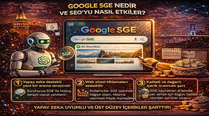 Google SGE nedir ve SEO’yu nasıl etkiler?