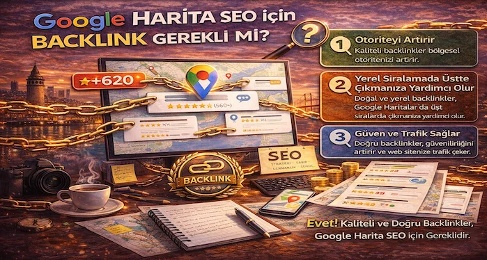 Google harita SEO için backlink gerekli mi?
