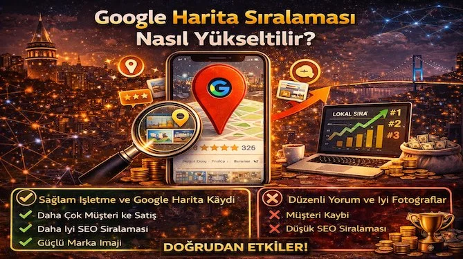Google harita sıralaması nasıl yükseltilir? Google harita sıralaması nasıl yükseltilir?