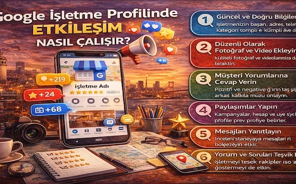 Google işletme profilinde etkileşim nasıl artırılır? Google işletme profilinde etkileşim nasıl artırılır?