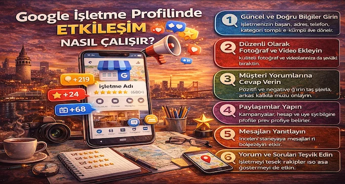 Google işletme profilinde etkileşim nasıl artırılır?