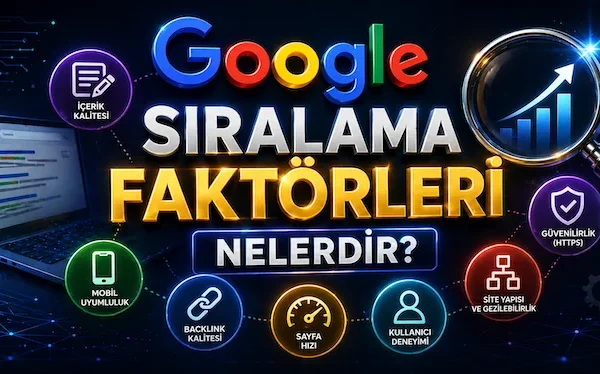 Google sıralama faktörleri nelerdir?