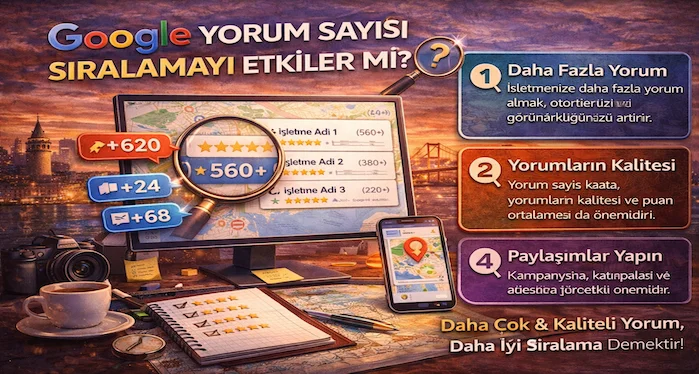 Google yorum sayısı sıralamayı etkiler mi?