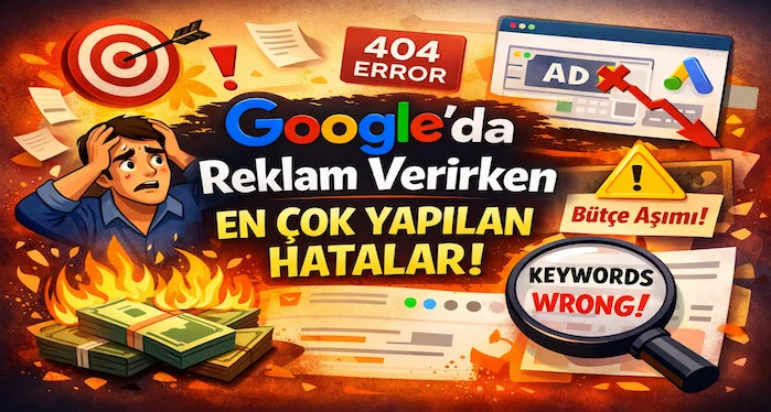 Google'da reklam verirken en çok yapılan hatalar