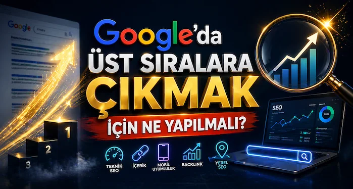 Google’da üst sıralara çıkmak için ne yapılmalı?