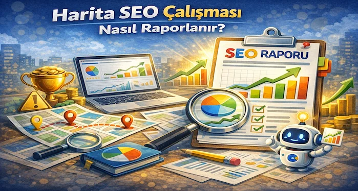 Harita SEO çalışması nasıl raporlanır?