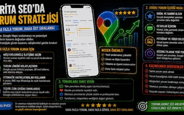 Harita SEO’da yorum stratejisi nasıl olmalı?