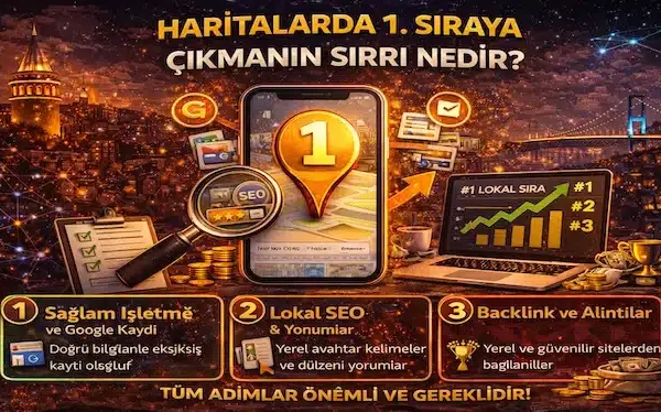 Haritalarda 1. sıraya çıkmanın sırrı nedir? Haritalarda 1. sıraya çıkmanın sırrı nedir?