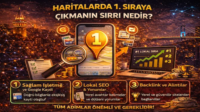 Haritalarda 1. sıraya çıkmanın sırrı nedir?