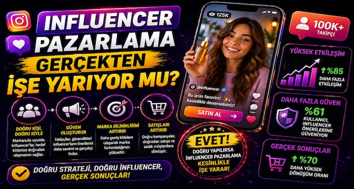 Influencer pazarlama gerçekten işe yarıyor mu?