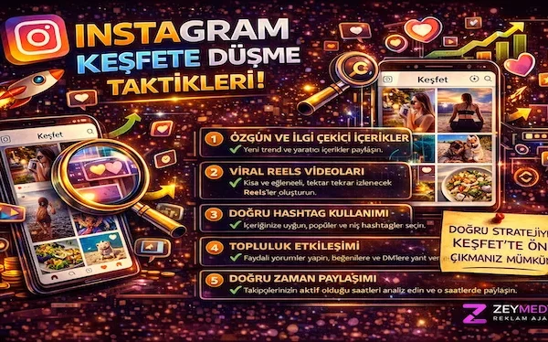Instagram keşfete düşme taktikleri