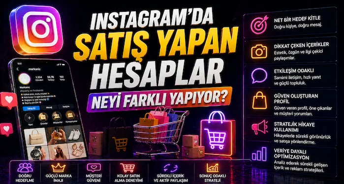 Instagram’da satış yapan hesaplar neyi farklı yapıyor?