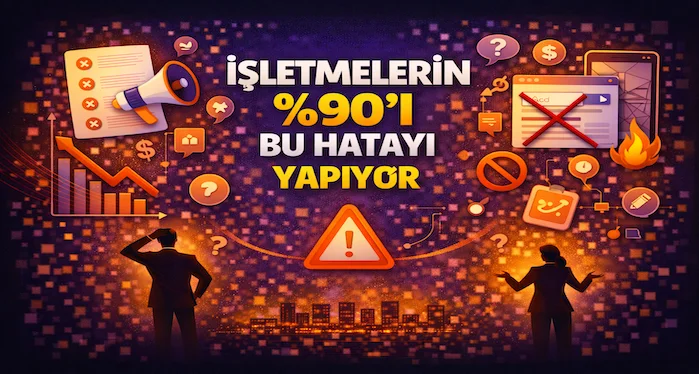 İşletmelerin %90’ı bu hatayı yapıyor