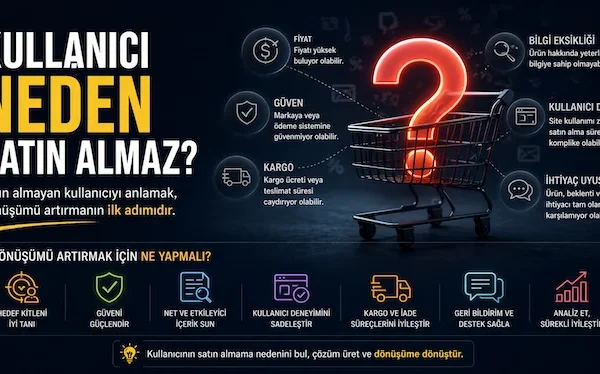 Kullanıcı neden satın almaz?