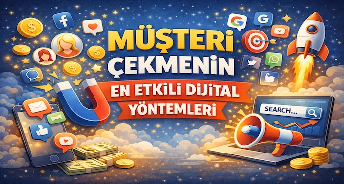 Müşteri çekmenin en etkili dijital yöntemleri
