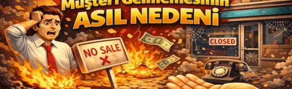 Müşteri gelmemesinin asıl nedeni