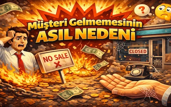 Müşteri gelmemesinin asıl nedeni