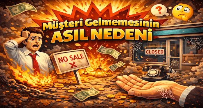 Müşteri gelmemesinin asıl nedeni