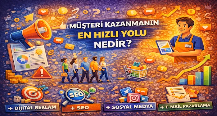 Müşteri kazanmanın en hızlı yolu nedir?