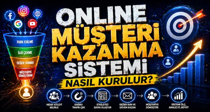 Online müşteri kazanma sistemi nasıl kurulur?
