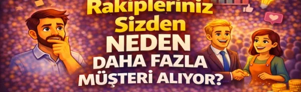 Rakipleriniz sizden neden daha fazla müşteri alıyor?