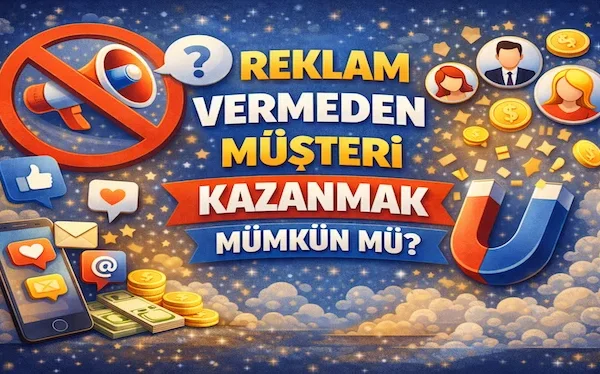 Reklam vermeden müşteri kazanmak mümkün mü?