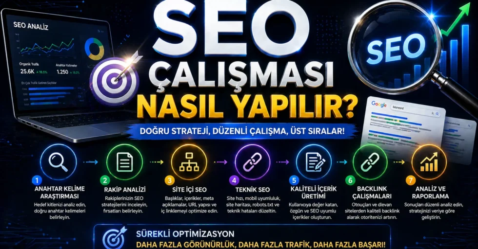 SEO çalışması nasıl yapılır?